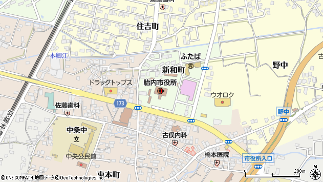 〒959-2600 新潟県胎内市（以下に掲載がない場合）の地図
