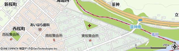 東桜公園周辺の地図