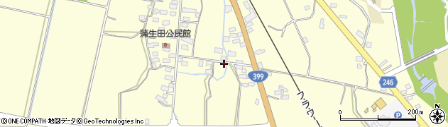 山形県南陽市蒲生田581周辺の地図
