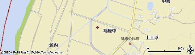 宮城県角田市鳩原周辺の地図