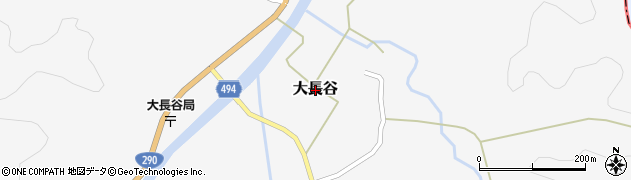 新潟県胎内市大長谷周辺の地図