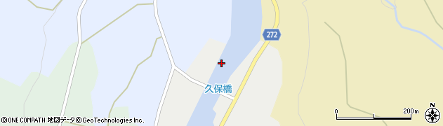 久保橋周辺の地図