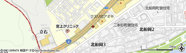 株式会社藤崎　船岡店周辺の地図