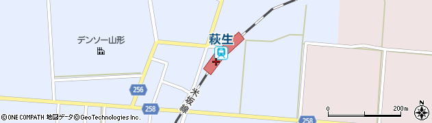 萩生駅周辺の地図
