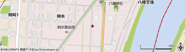 米山産業有限会社　柴田営業所周辺の地図