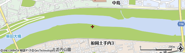 宮城県柴田町（柴田郡）船岡（土手外）周辺の地図