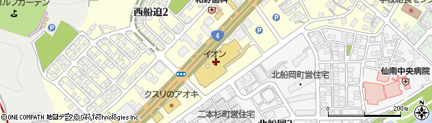 １００円ショップセリア　イオン船岡店周辺の地図
