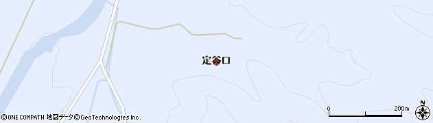 宮城県刈田郡蔵王町宮定谷口周辺の地図