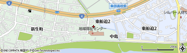 宮城県柴田郡柴田町船岡中島周辺の地図