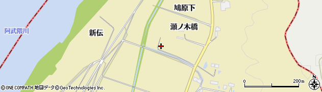 宮城県角田市鳩原鳩原下周辺の地図