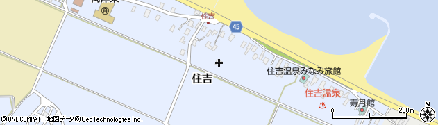 新潟県佐渡市住吉256周辺の地図