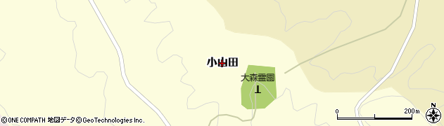 宮城県大河原町（柴田郡）小山田周辺の地図