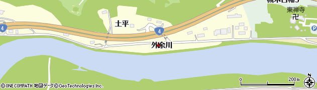 宮城県柴田町（柴田郡）船迫（外余川）周辺の地図