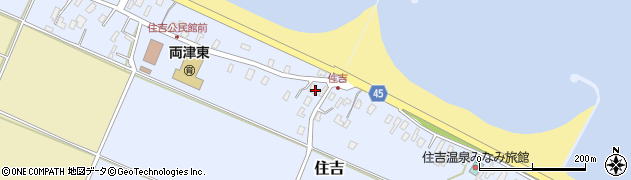 新潟県佐渡市住吉181周辺の地図