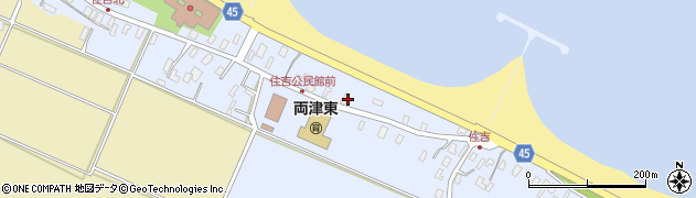 新潟県佐渡市住吉58周辺の地図