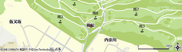 宮城県柴田郡柴田町船迫柳松周辺の地図