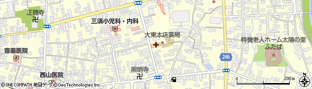 株式会社大東本店　薬局周辺の地図