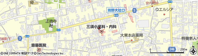 株式会社きらやか銀行　宮内東支店周辺の地図