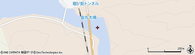 金丸大橋周辺の地図