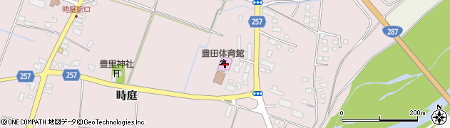 長井市　豊田コミュニティセンター周辺の地図