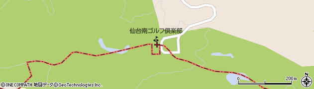 仙台南ゴルフ倶楽部周辺の地図