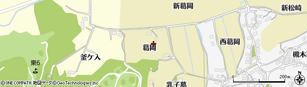 宮城県柴田町（柴田郡）槻木（葛岡）周辺の地図