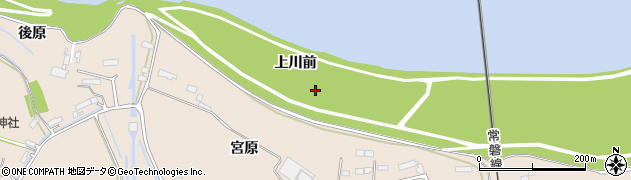 宮城県亘理町（亘理郡）逢隈田沢（上川前）周辺の地図