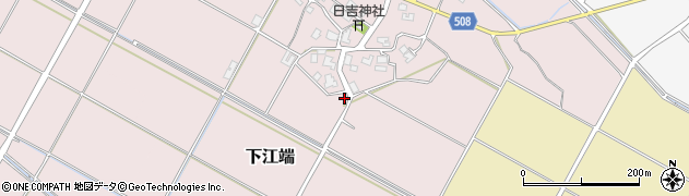 新潟県胎内市下江端193周辺の地図