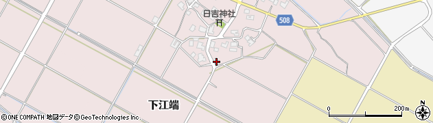 新潟県胎内市下江端152周辺の地図