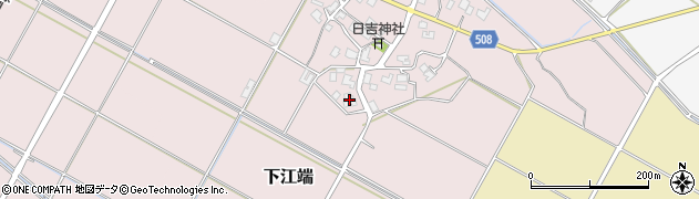 新潟県胎内市下江端142周辺の地図
