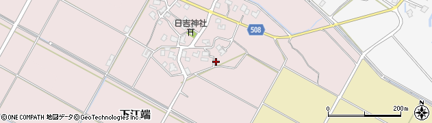 新潟県胎内市下江端158周辺の地図