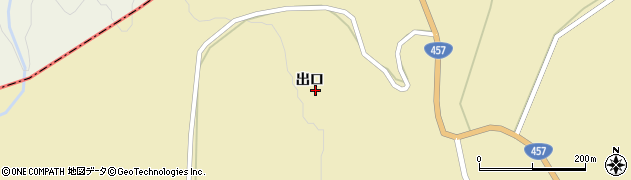 宮城県白石市福岡深谷（出口）周辺の地図