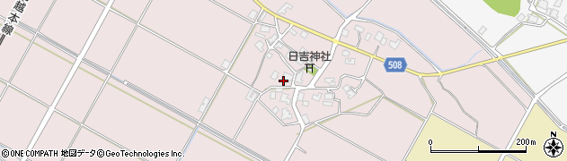新潟県胎内市下江端81周辺の地図