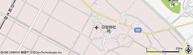 新潟県胎内市下江端86周辺の地図