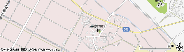 新潟県胎内市下江端74周辺の地図