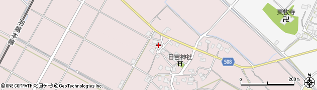新潟県胎内市下江端72周辺の地図