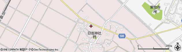新潟県胎内市下江端47周辺の地図