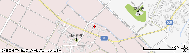 新潟県胎内市下江端34周辺の地図