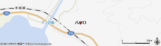新潟県関川村（岩船郡）八ツ口周辺の地図