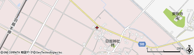 新潟県胎内市下江端64周辺の地図