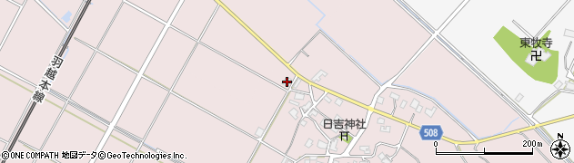 新潟県胎内市下江端66周辺の地図