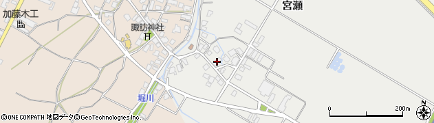 新潟県胎内市宮瀬2116周辺の地図