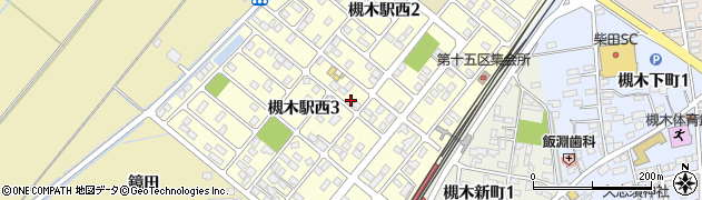 宮城県柴田町（柴田郡）槻木駅西周辺の地図