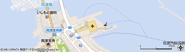 佐渡汽船旅客ターミナル周辺の地図