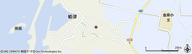 新潟県佐渡市姫津273周辺の地図
