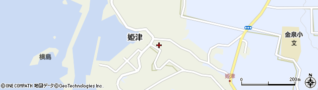 新潟県佐渡市姫津303周辺の地図