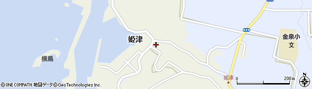 新潟県佐渡市姫津305周辺の地図