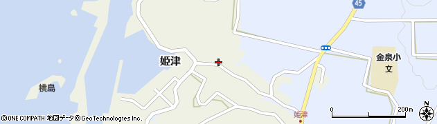 新潟県佐渡市姫津237周辺の地図