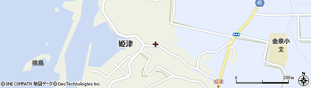 新潟県佐渡市姫津226周辺の地図