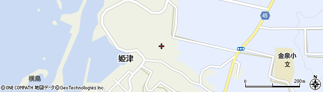 新潟県佐渡市姫津211周辺の地図